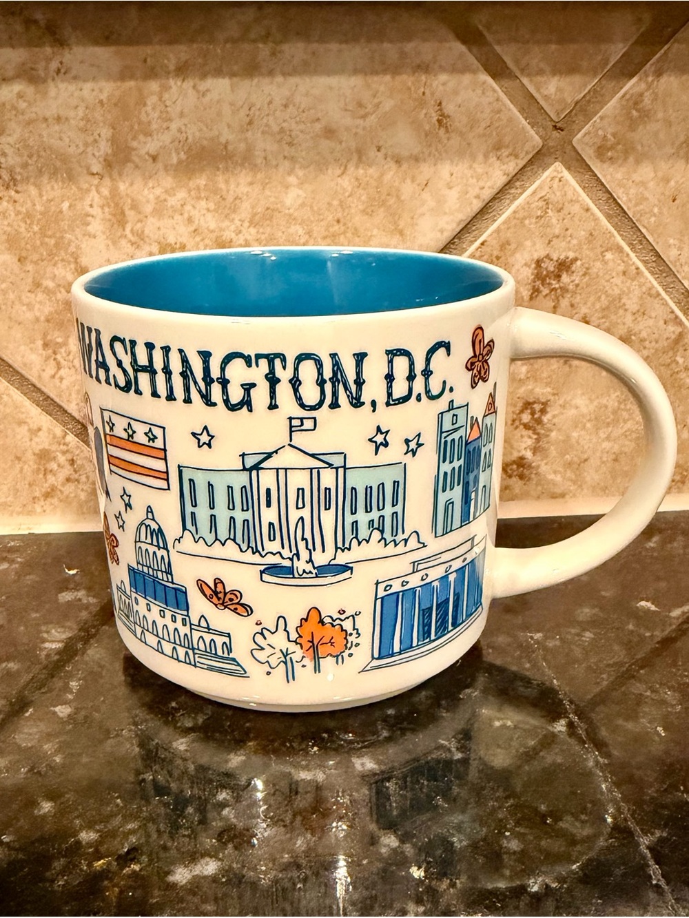 Starbucks Been There Series Mug Collector Coffee Cup - Washington DC
